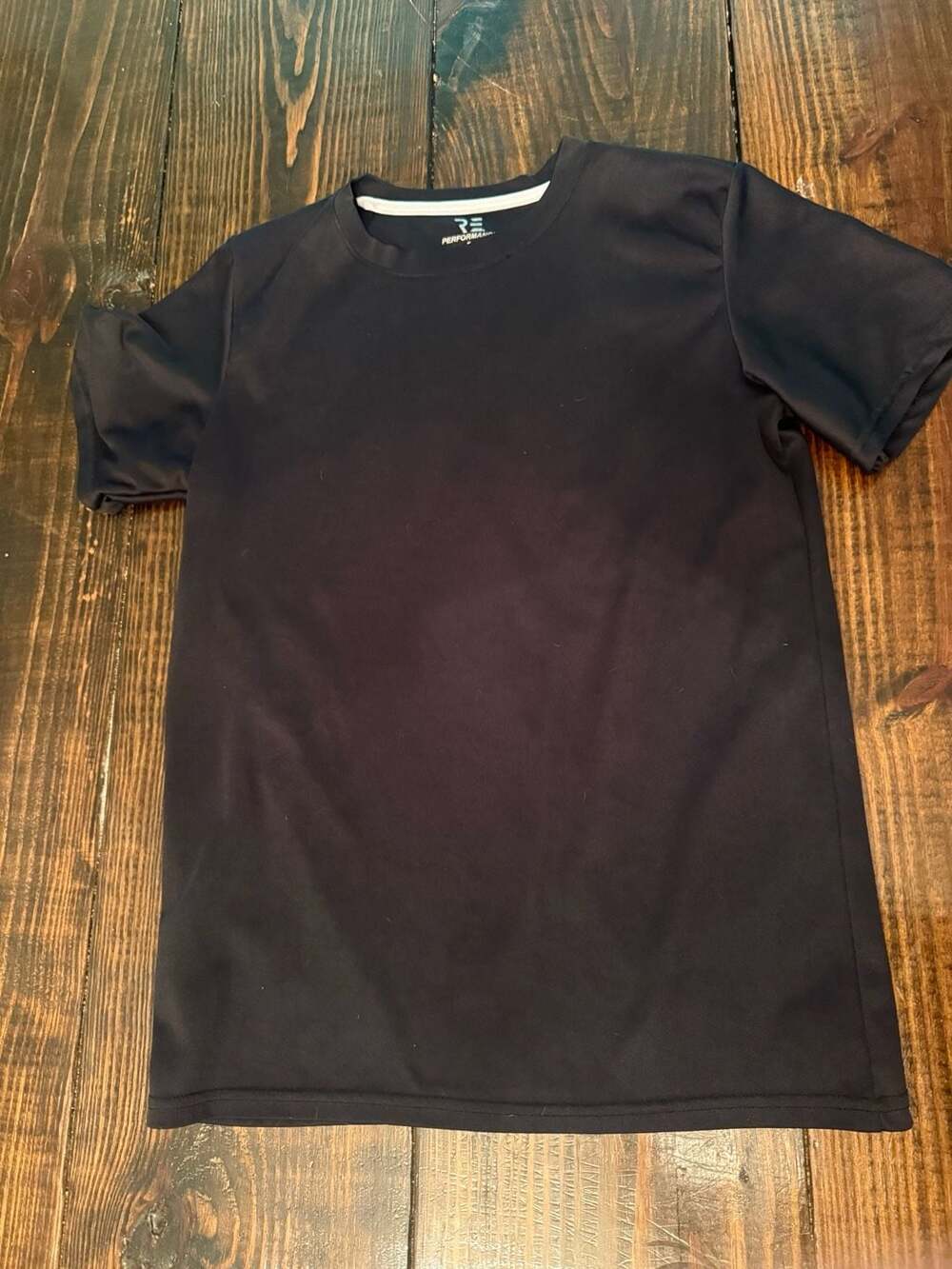 RE Performance Black Short Sleeve Athletic T-Shirt Size S